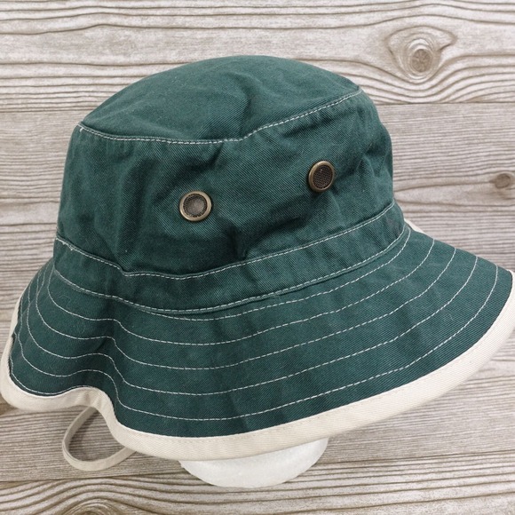 CLEARWATER BEACH SURF STYLE ONE SIZE GREEN SUN HAT CAP ONE SIZE - Picture 8 of 10